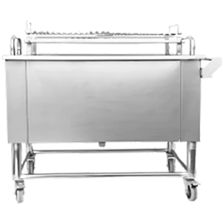 caja china mediana 2 en 1 con parrilla en acero inoxidable