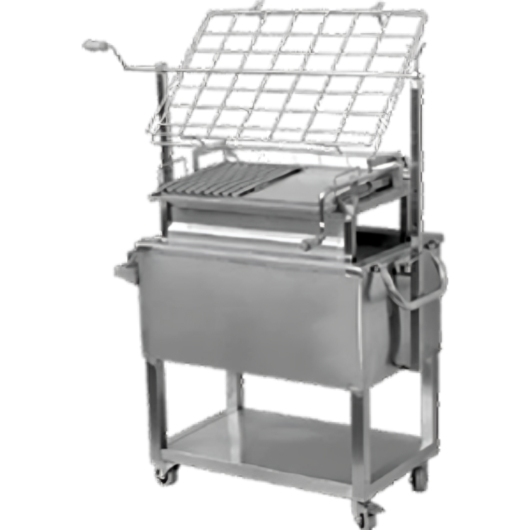 caja china mediana 3 en 1 en acero inoxidable