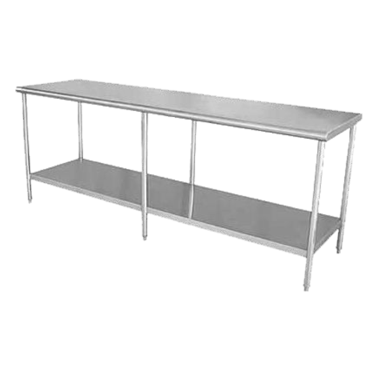 mesa de trabajo panadera en acero inoxidable